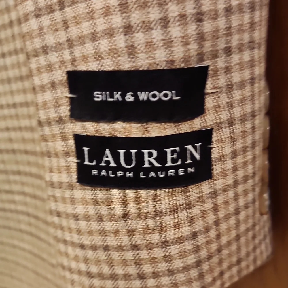 Lauren Ralph Lauren Lexington Ultraflex Silk Wool Sport Coat 46 Regular